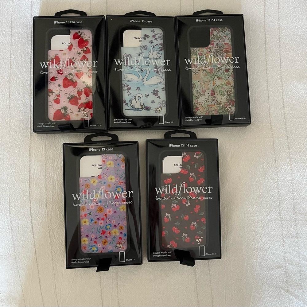 Wildflower iPhone 13 cases